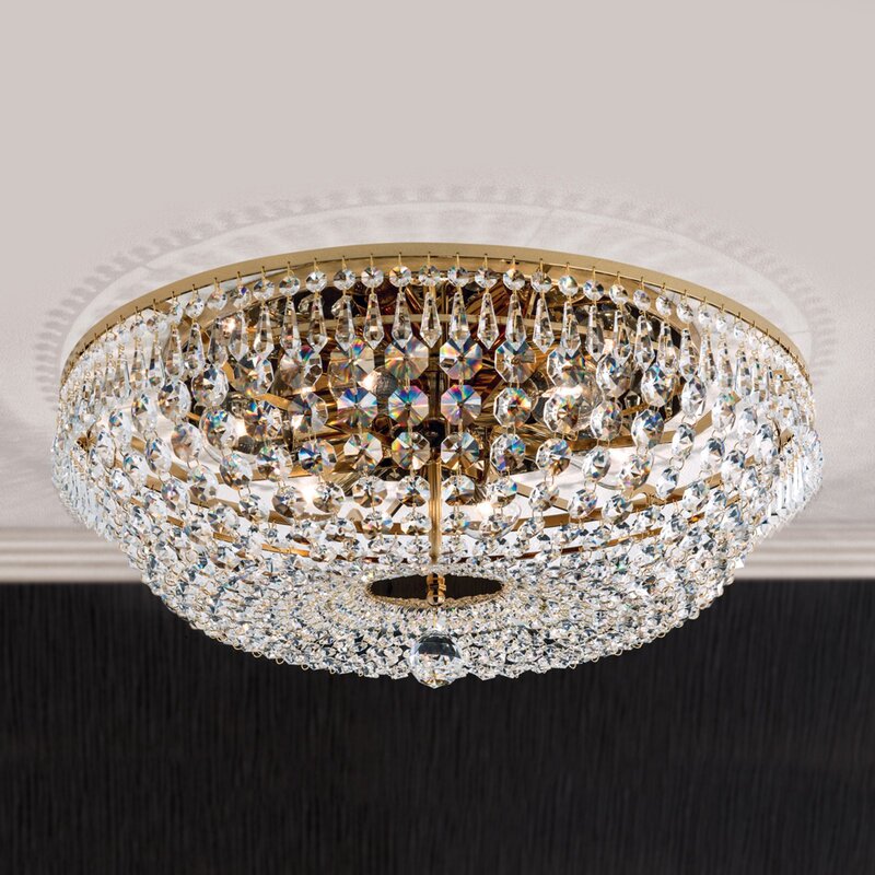 ORION Kristalldeckenleuchte Leuchte SHERATA gold Deckenlampe SIEHE TEXT/FOTO - 9003090129348