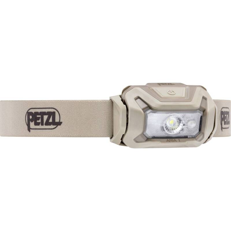Petzl Stirnlampe ARIA 1 RGB LED Lampe 350lm wasserdicht 110h Desert Stone 105g - 3342540850675