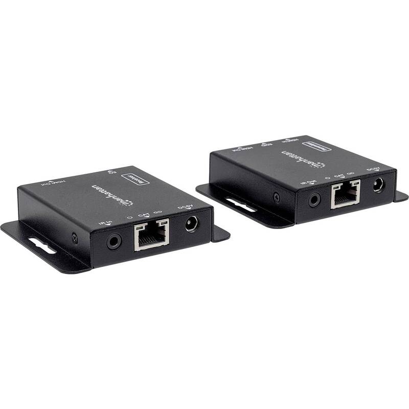Manhattan HDMI LAN Extender HDMI-Signal-Verlängerung über Netzwerkkabel 340 MHz - 0766623207461