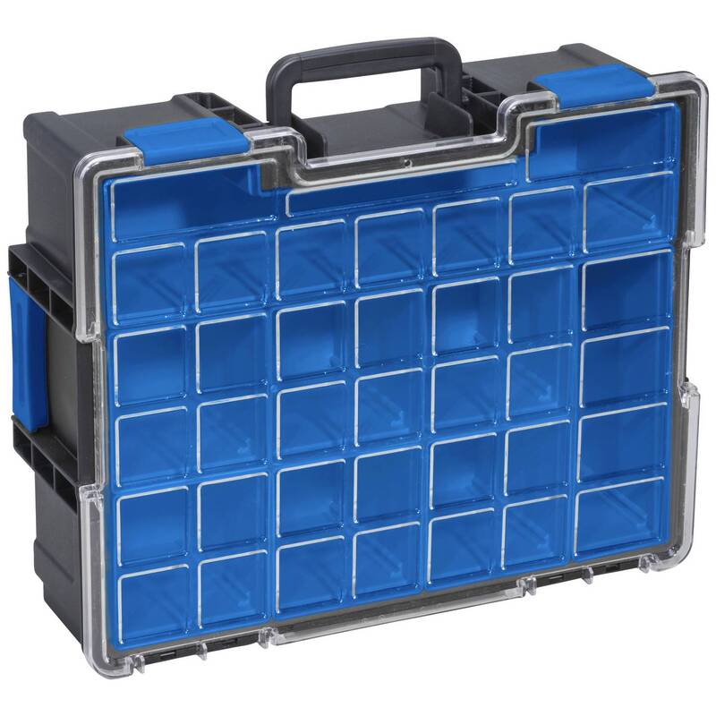 Allit Sortimentskoffer Aufbewahrungsbox EuroPlus Pro K 44.1448L Schwarz 8 Fächer - 4005187543100