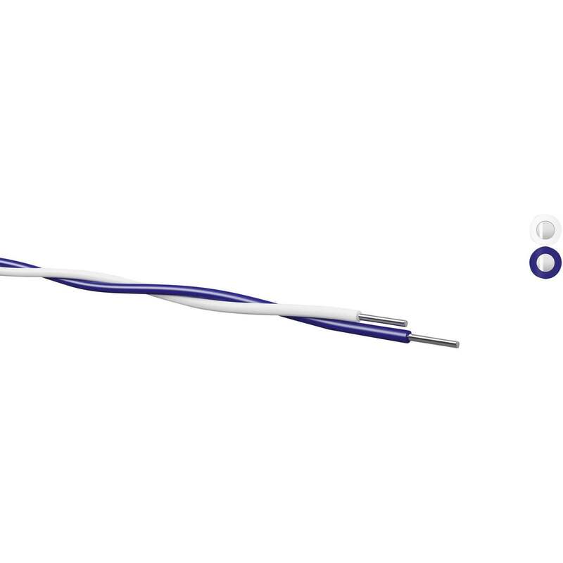 Kabeltronik Schaltdraht Installationsdraht YV Draht Leitung 2 x 0.5 mm 100m - 2050002901346