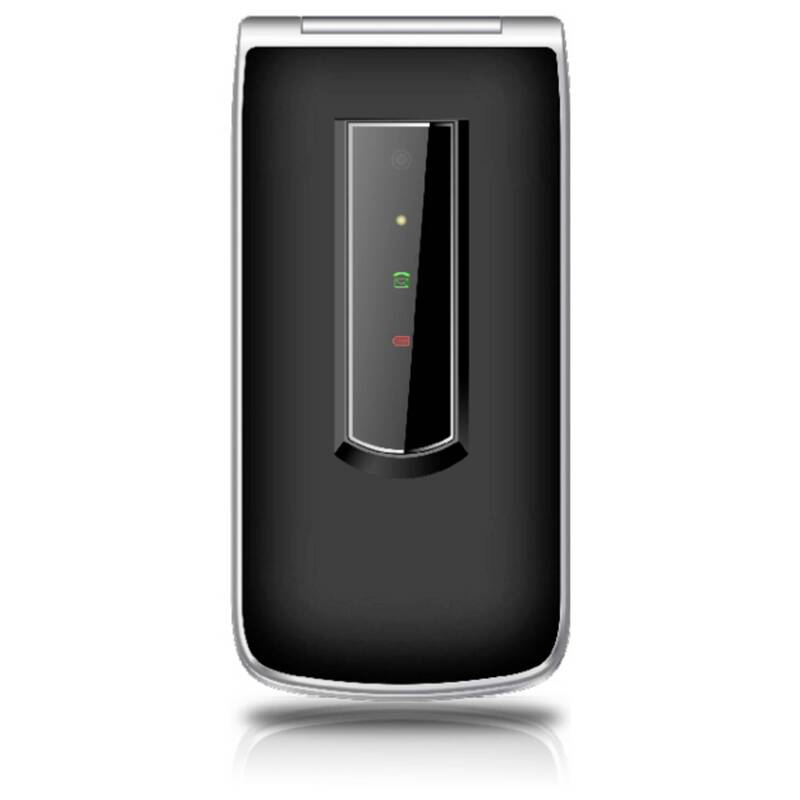 Beafon Senioren-Klapp-Handy SL495 mit SOS Taste und Ladestation schwarz silber - 9120124824182