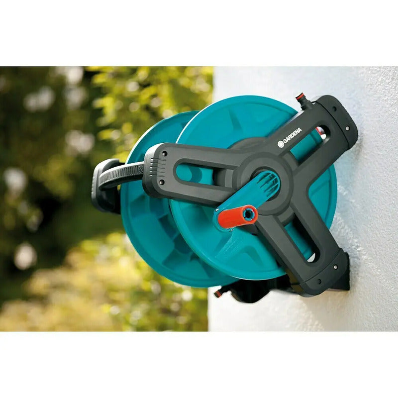 GARDENA Wand-Schlauchtrommel Classic 50 Set Schlauch 20m Gartenbewässerung mobil - 4078500800907