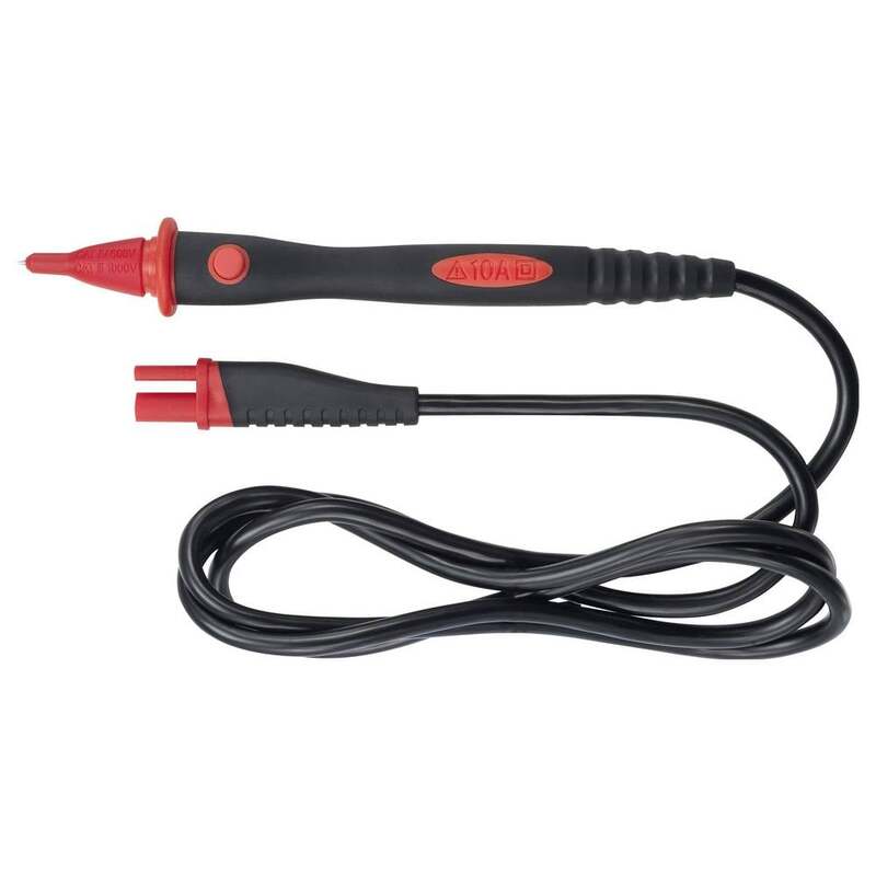 Voltcraft Messleitung MS-ET-200 Elektriker Prüfleitung CAT III 1000V 1,2m rot - 4016138981971