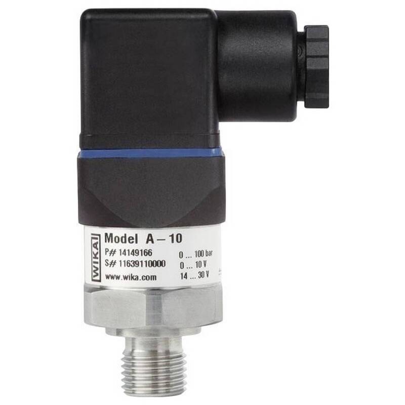 WIKA Drucksensor Druckmessumformer A-10 Ventilstecker 0 bar bis 400 bar 1 Stück - 2050013253670