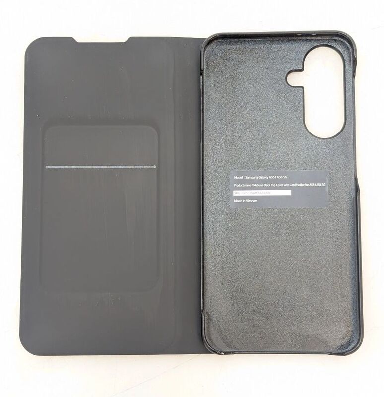 Samsung Flip Cover Hülle für Galaxy A56 5G Schwarz Schutzhülle Stoßfest - 8809968822646