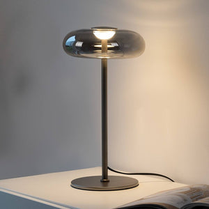 B-Ware Schöner Wohnen Lampada LED Da Tavolo Posh, Vetro Fumé, 3.000 K