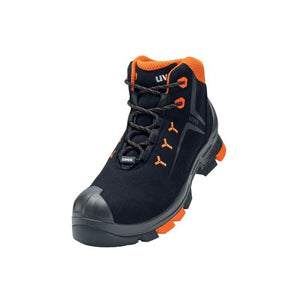 B-Ware Uvex Sicherheitsstiefel S3 SRC uvex 2 Mikrovelours schwarz-orange Größe 42
