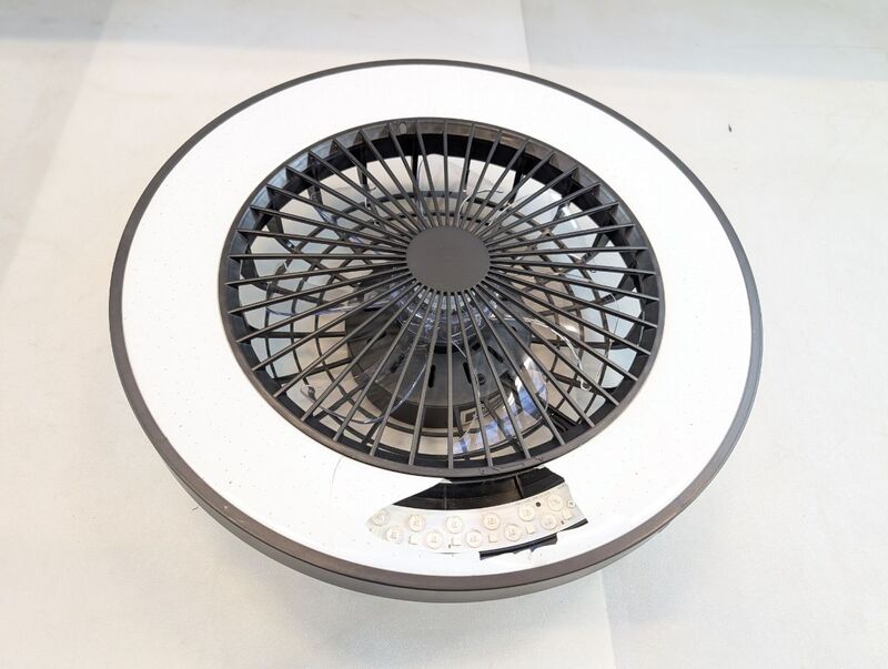 Mazzaro Deckenleuchte Lampe LED Ventilator RGB Kunststoff Wohnzimmer Beleuchtung - 4004353428449