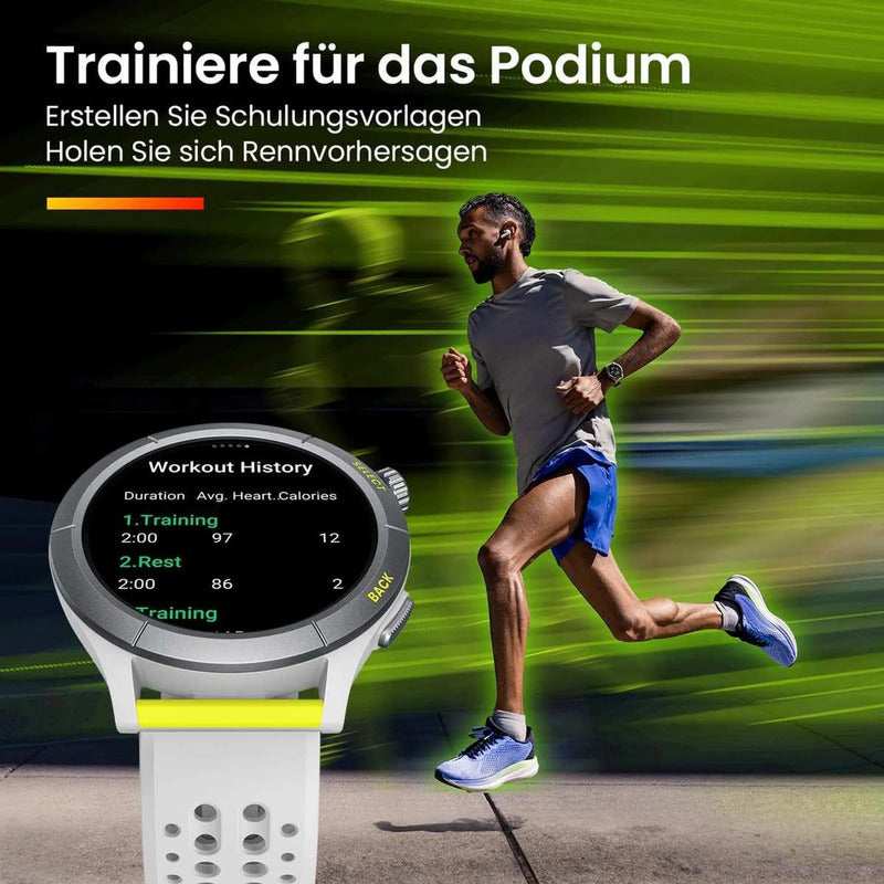 Amazfit Cheetah Smartwatch Sportuhr mit GPS und KI-Coach in Grau 46,7mm 1 Stück - 6972596106708