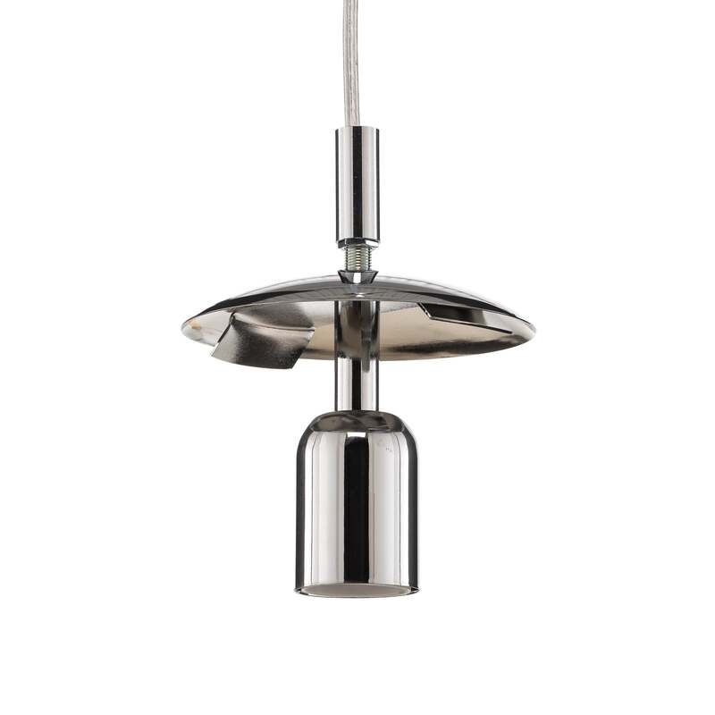 Hängelampe 562 LED Hängeleuchte Pendellampe dimmbar chrom klar Ø30cm 90cm - 5904798618667