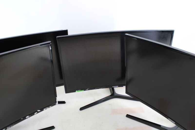 4x Samsung 27 Zoll Curved Monitore C27F398FWR / C27F396FHU – Set - 1