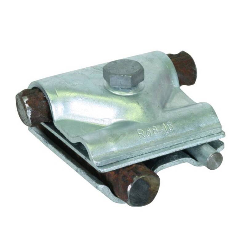 DEHN Erdungskabelschuh 6.2kA Kreuzklemme T-Klemme 75x75mm 1 Stück 0.48kg - 4013364056411
