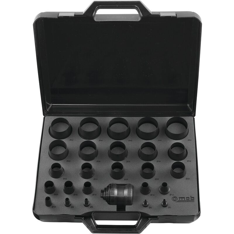 Mob Peddinghaus Locheisensatz Set 26tlg Patentlocheisen Edelstahl Blechkasten - 3303808004506