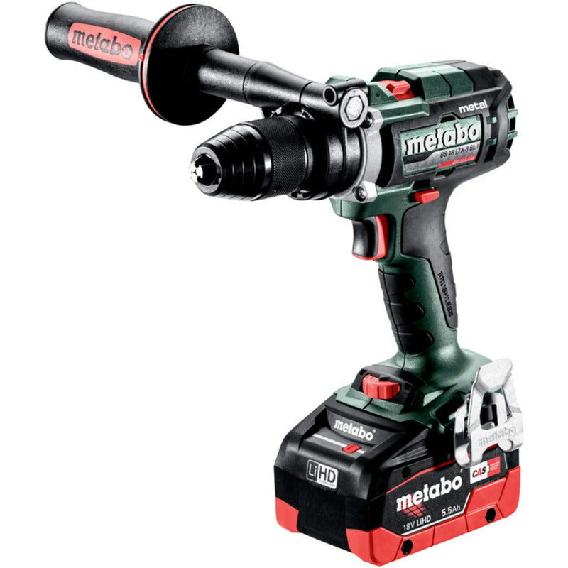Metabo Akku-Bohrschrauber BS 18 LTX-3 BL I Metal 18V 5.5Ah LiHD 2 Akkus Koffer - 4061792215450
