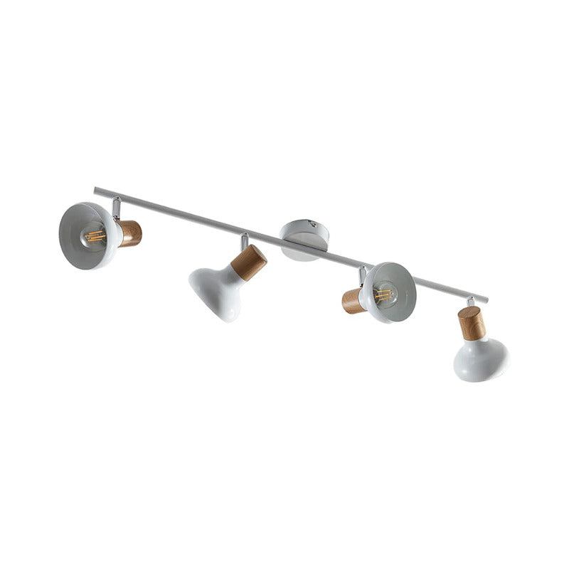 Lindby Deckenleuchte Fridolin LED Lampe dimmbar 4-flg weiß Metall 70,5cm - 4251096546705