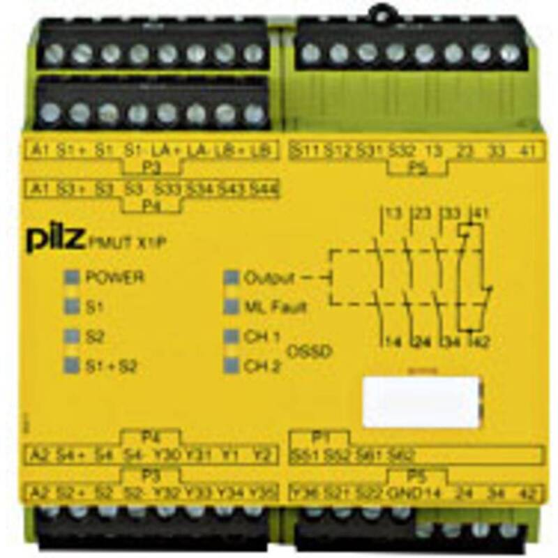 Pilz Sicherheitsschaltgerät PMUT X1P 24VDC Überwachungsgerät Industriesenso492 - 4046548009132