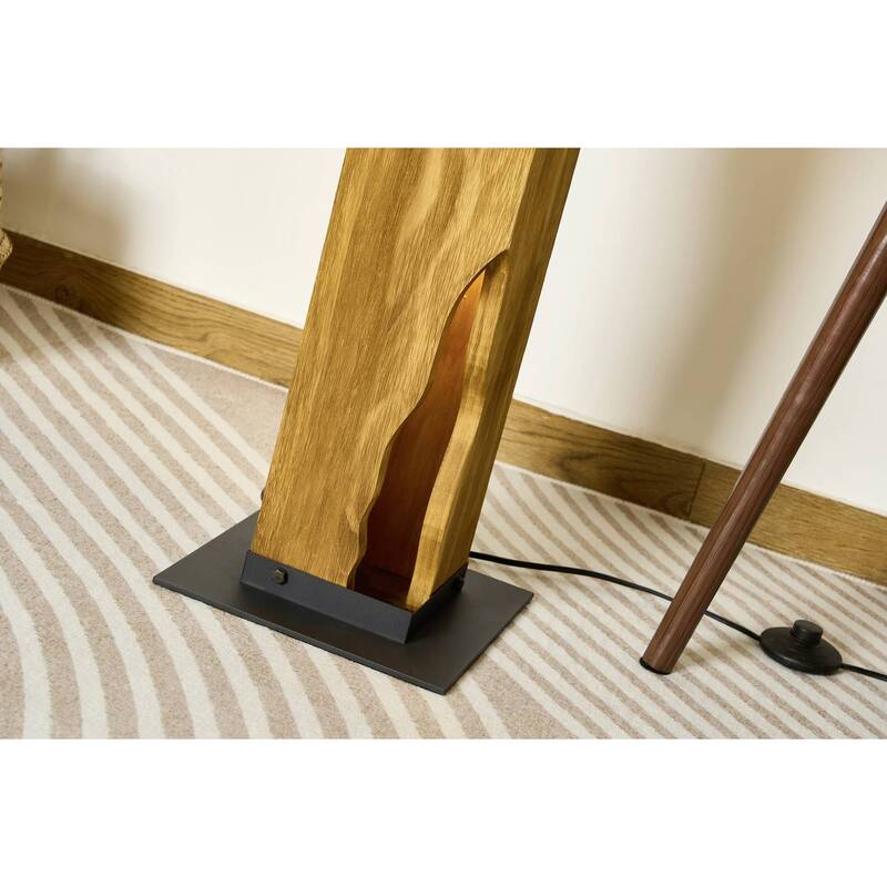 Eco-Light Stehleuchte Venus braun Höhe 141 cm Holz 4-flammig SIEHE TEXT/FOTO - 4250294322210
