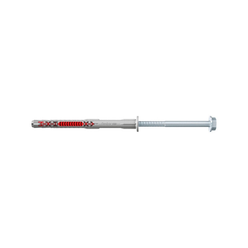Fischer Langschaftsdübel DuoXpand 8x80 FUS Universal grau mit Schraube 50 Stück - 4048962440300