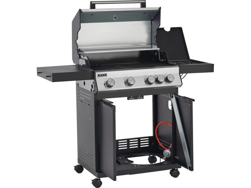 Jamestown-Grill Kane 4 Gasgrill 4-Brenner Seitenkocher 15kW Grillgerät BBQ - 4007873219498