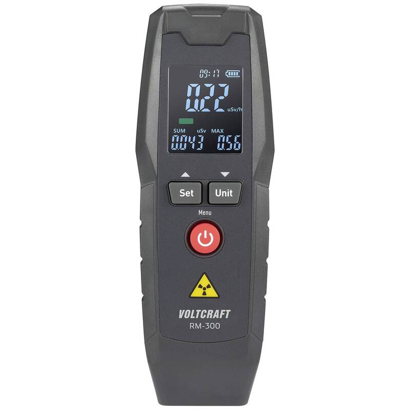 Voltcraft Geigerzähler Strahlungsmesser RM-300 Beta Gamma Röntgen USB akustisch - 4064161246963