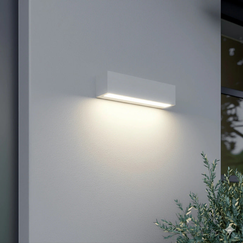 Lengo LED Außenwandlampe Wandleuchte 25cm Gartenlampe 3000K weiß dimmbar - 4255830912313