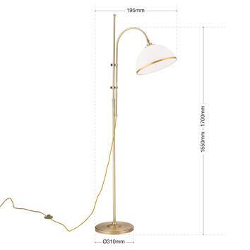 Orion Stehlampe Old Lamp Stehleuchte Standleuchte mit höhenverstellbarem Gestell - 9003090274024