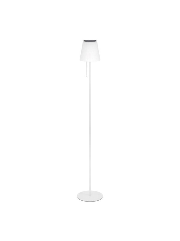Eglo Solar-Stehleuchte Scordiano-L LED Gartenlampe dimmbar IP44 weiß 13x120cm - 9008606355143