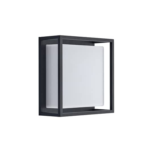 Lucande Außenleuchte Wandlampe LED Außenwandleuchte grafit Aluminium Haus Gar807 - 4251096580174