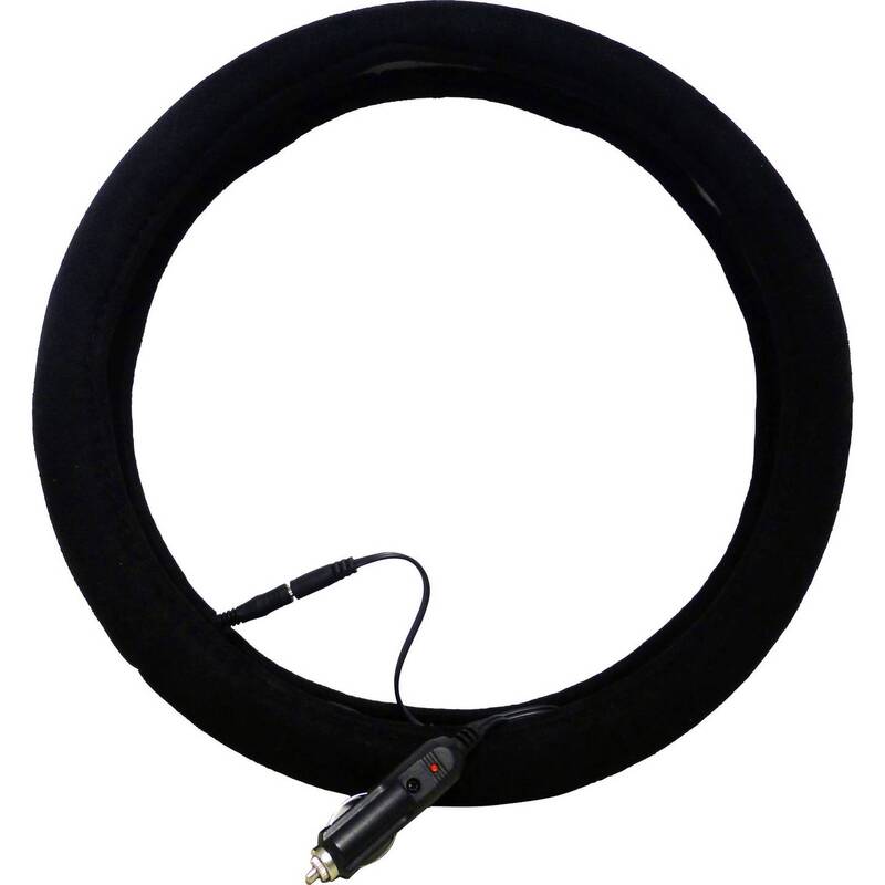 HP Autozubehör Lenkradbezug Heizbar 12V Lenkradbezug (Ø) 38 cm Schwarz Lenkra844 - 4007928197207