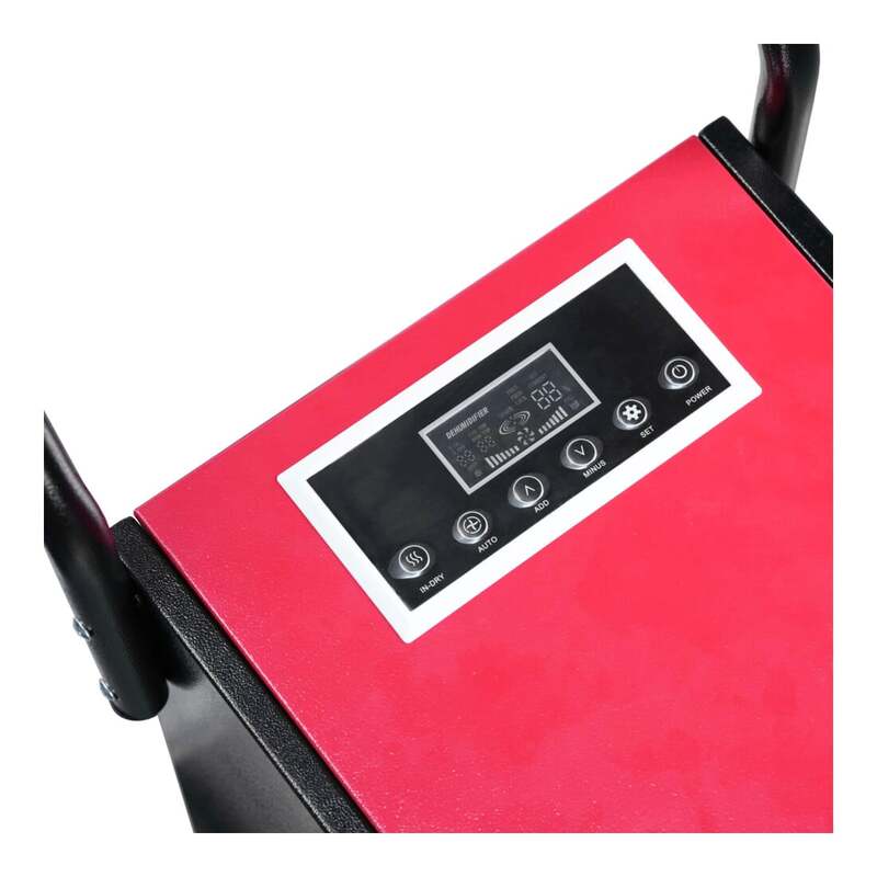 STIER Tragbarer Luftentfeuchter 50L/Tag Smart Control für 50-200m² weiß 800W - 4251709646525
