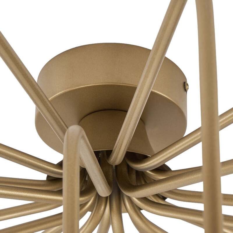 Lucande Deckenlampe Deckenleuchte Ariadne LED Lampe dimmbar gold Ø57cm 3000K - 4255830906688