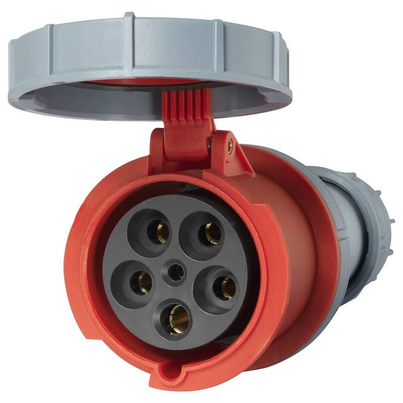 Sygonix CEE Kupplung 125A 5polig 400V AC IP67 Schraubklemmen 1 Stück robust - 4064161472874