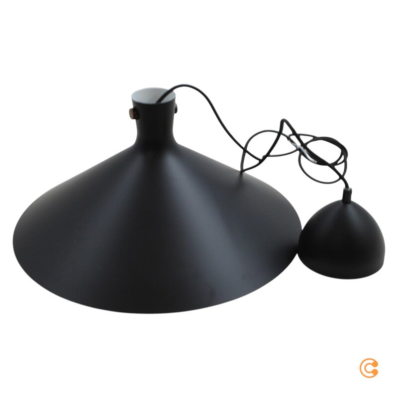 Nordlux Pendelleuchte Hängelampe Dorina Schwarz Metall Esszimmer E27 LED Ø 45 cm - 5704924024337