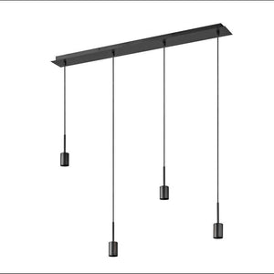B-Ware OSRAM Pendelleuchte Hängeleuchte Needle Linear E27 LED Innenraum dunkelgrau