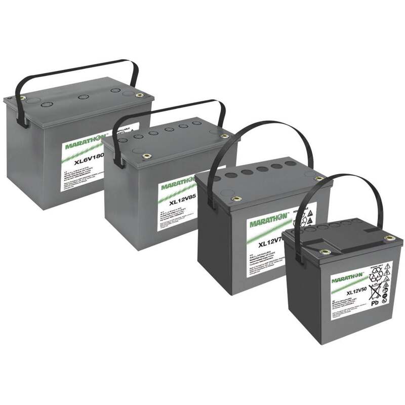GNB Marathon Blei Vlies Akku XL12V50 Bleiakku Wartungsfrei 220x219x172 mm M6 12V - 2050001755018