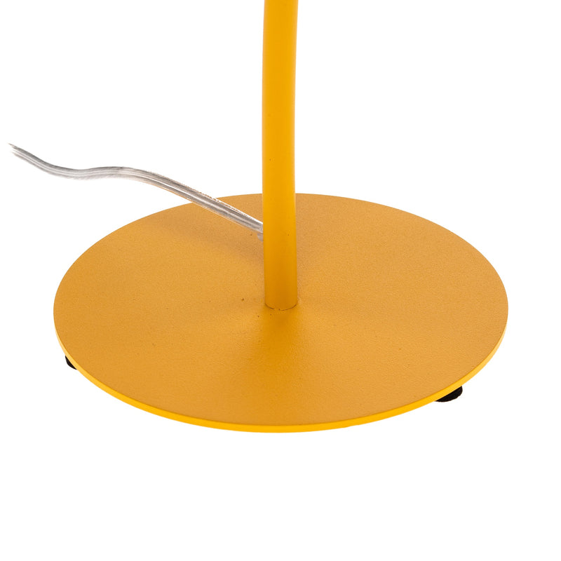 TK Lighting Tischlampe Nicola LED Leuchte Tischleuchte gelb 37cm Höhe 20cm Licht - 5901780566418