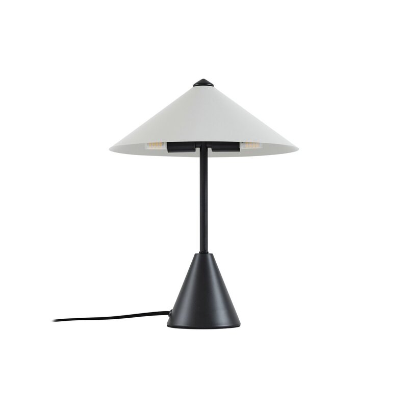 Lindby Tischleuchte Lampe Norvik Tischlampe Höhe 35 cm schwarz grau Metall332 - 4255830903151