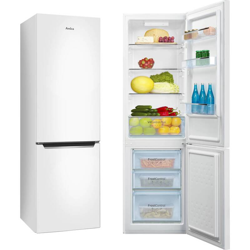 Amica Kühl-Gefrier-Kombination Kühlschrank 262 l Weiß KGCL 387150 W SIEHE TEXT - 5906006714413