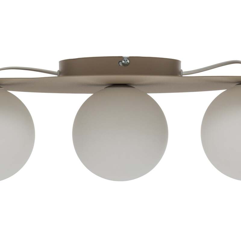 TK-Lighting Deckenleuchte Cloud LED Lampe dimmbar 3-flammig beige 51x36,5cm - 5906135112630