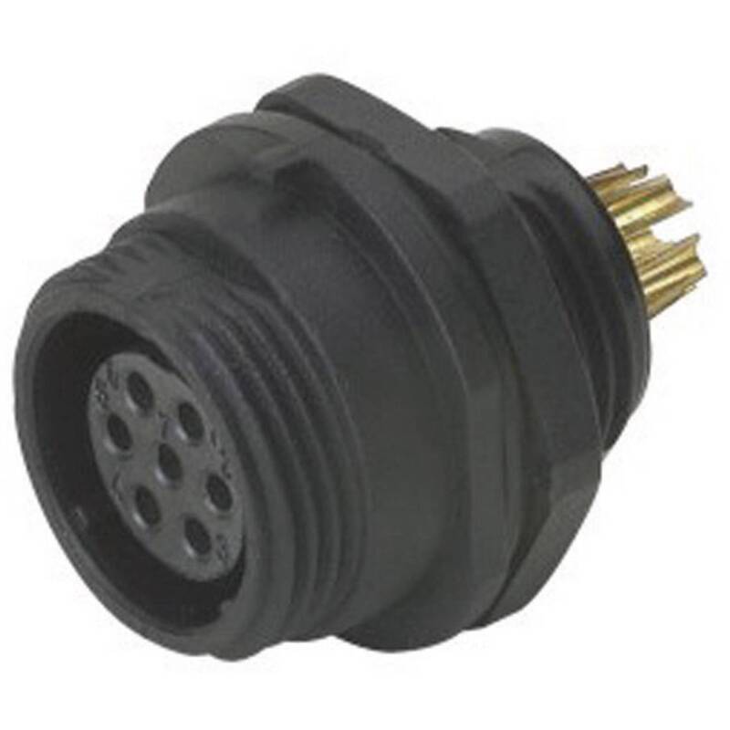 Weipu Rundstecker Buchse SP1312 S 3 IP68 Anschluss Löten schwarz 1 St. - 2050001514547