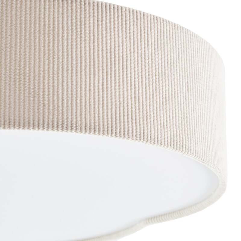 Lindby Deckenleuchte Winona LED Lampe dimmbar CCT creme 48x46cm IP20 2300lm - 4255830913976