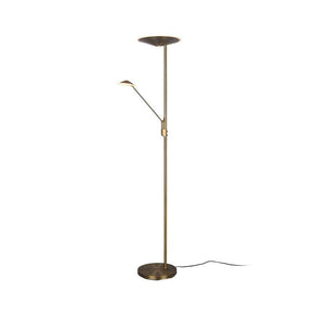 B-Ware Trio Lighting Stehleuchte Leselampe LED Brantford altmessing Zusatzbeleuchtung