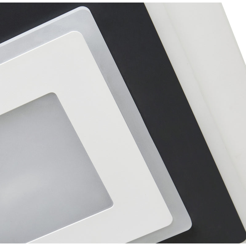 Lindby Deckenleuchte Rebeka LED Lampe dimmbar CCT 50x50cm schwarz weiß 2400Lumen - 4255830903045
