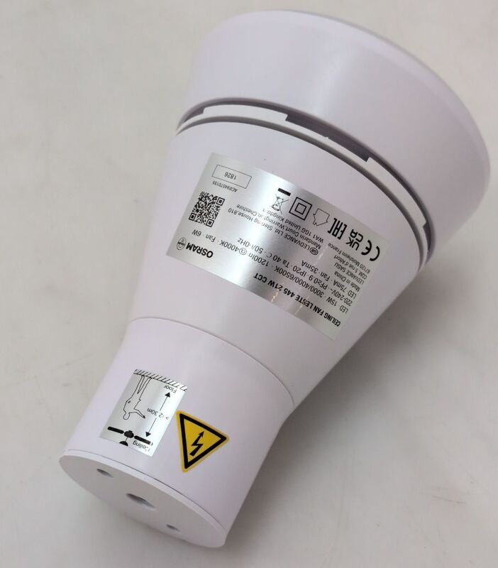 OSRAM Deckenventilator Leste 445mm LED Ventilator dimmbar Fernbedienung weiß - 4058075857735