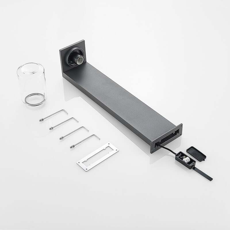 Lucande Wegeleuchte Semka LED Gartenleuchte dimmbar anthrazit 65cm Aluminium - 4251096594058