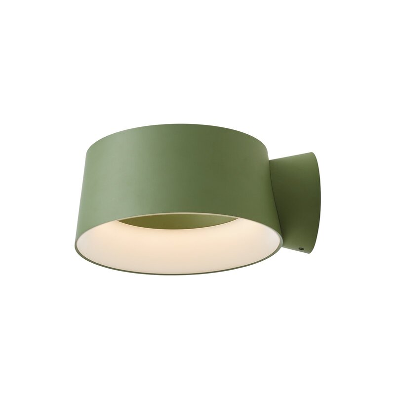 Wandleuchte Wandlampe LOOM DESIGN LED Cookie Aluminium grün Lampenschirm ringför - 5712802225745