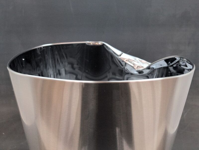 Rechteckiger Mülleimer mit Sensor Automatischer Abfalleimer 70L Silber Abfall - 4260565529835