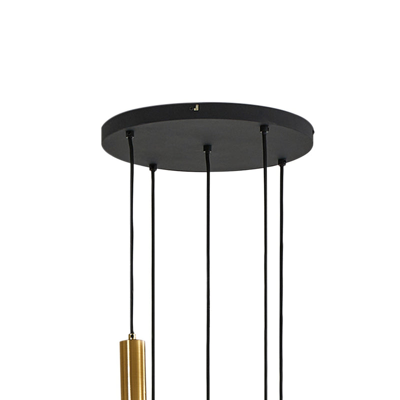 Lindby Hängeleuchte Hildur Ø 22 cm rauchgrau Glas Deckenlampe Lampe Leuchte Spot - 4251911793307