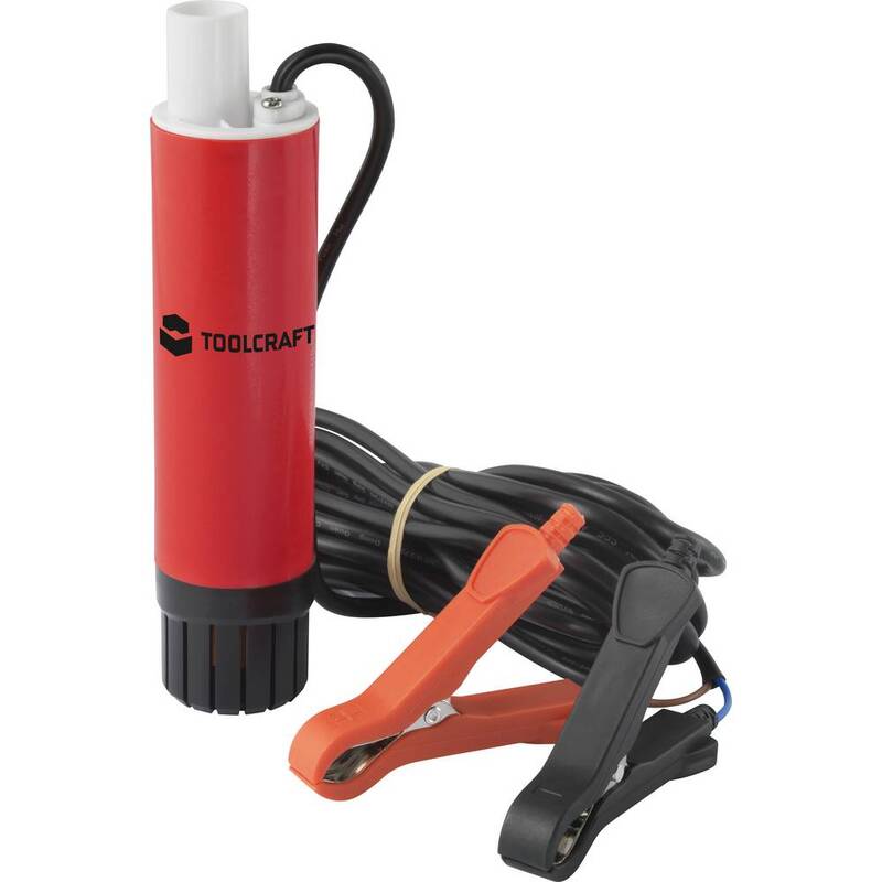 Toolcraft Inlinepumpe 1893l/h 12V DC Wasserpumpe Druckpumpe 7m Förderhöhe 540g - 4064161187297